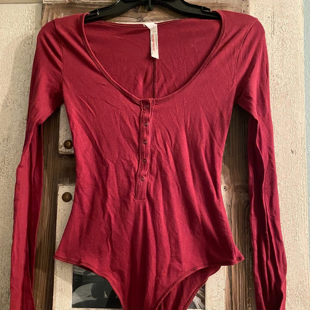 Maroon Body Suit